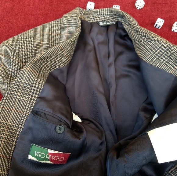 EUC Italian Vito Rufolo Wool /Silk /Cashmere - Picture 7 of 7